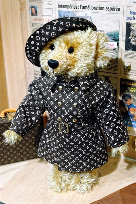 louis vuitton teddy bear|louis vuitton steiff teddy bear.